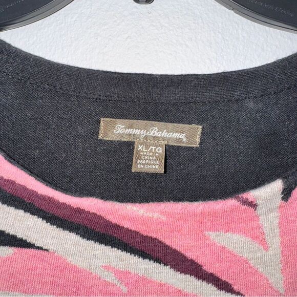 Tommy Bahama Pajaro de Paradise Floral Cotton Pullover Sweater - Picture 4 of 4